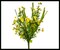 Vibrant and Lifelike: 21&#x22;H Artificial Yellow Sedum Filler Bush-63283YW